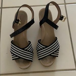 Lands End nautical sandals